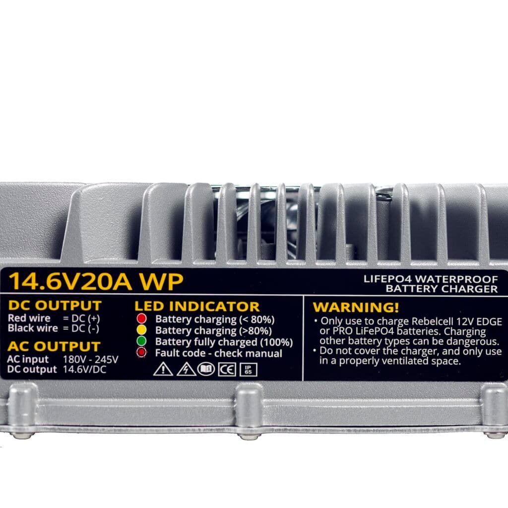 Încărcător LiFePO4 14.6V20A impermeabil (IP65) 4