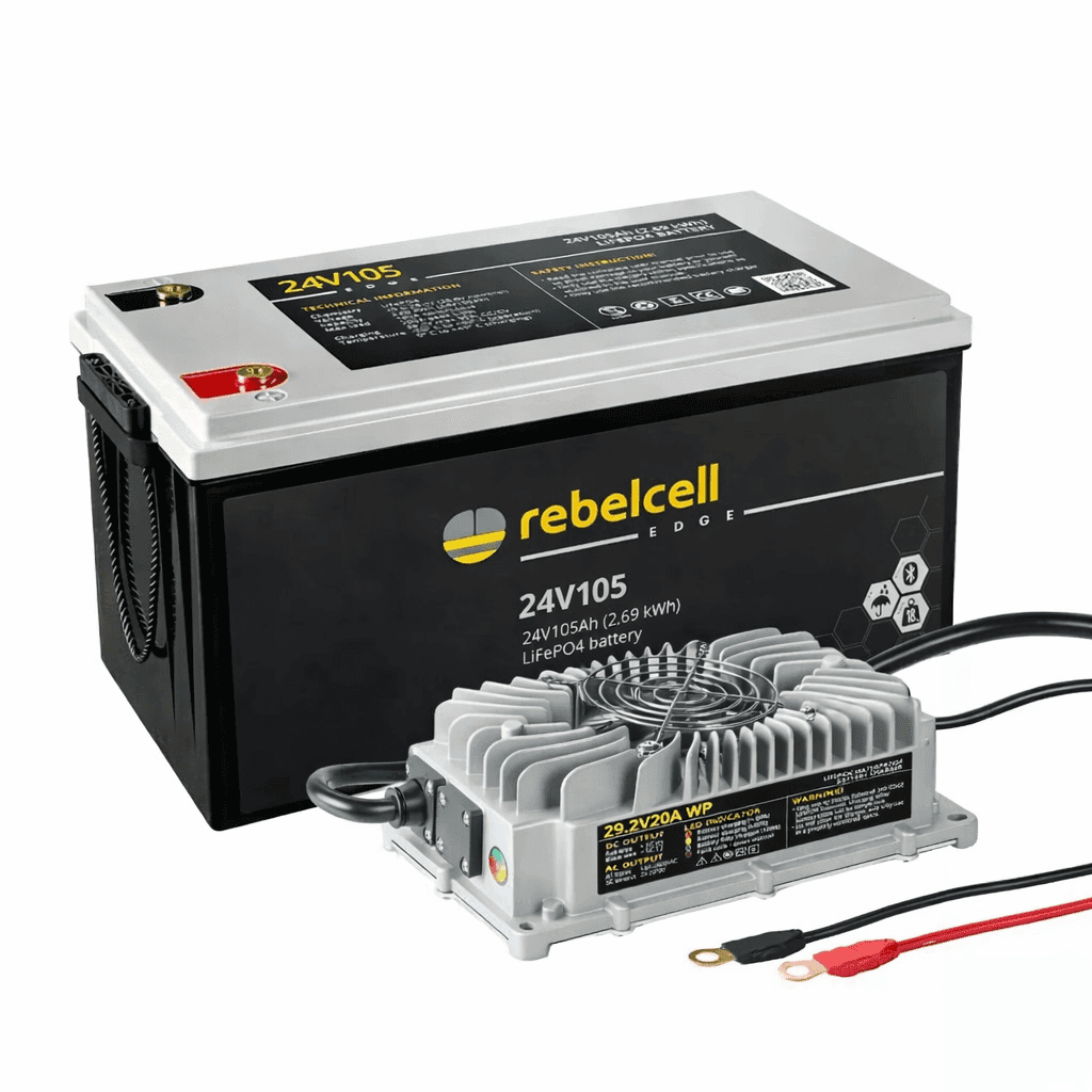 24V105 EDGE (2,69 kWh) cu încărcător 29.2V20A impermeabil