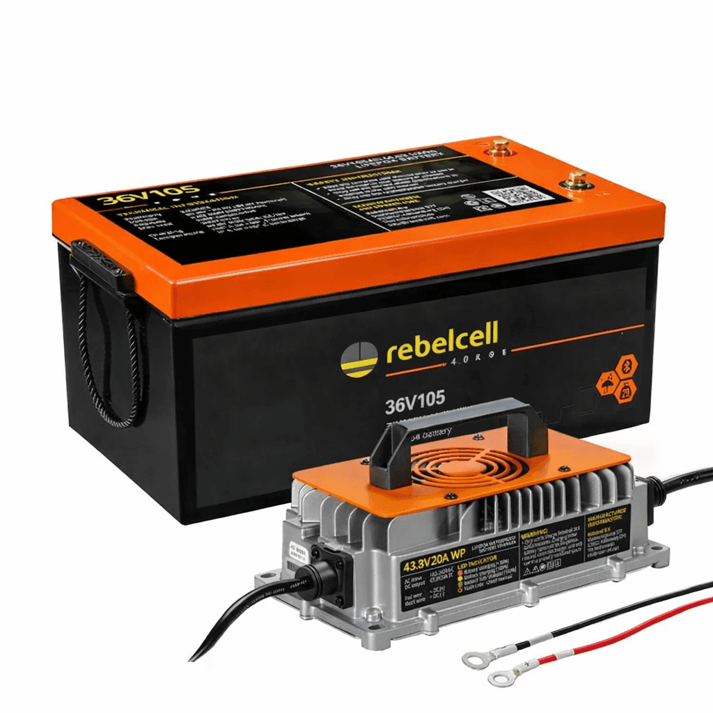 36V105 EDGE (4.03 kWh) cu încărcător 43.8V20A (IP65) impermeabil