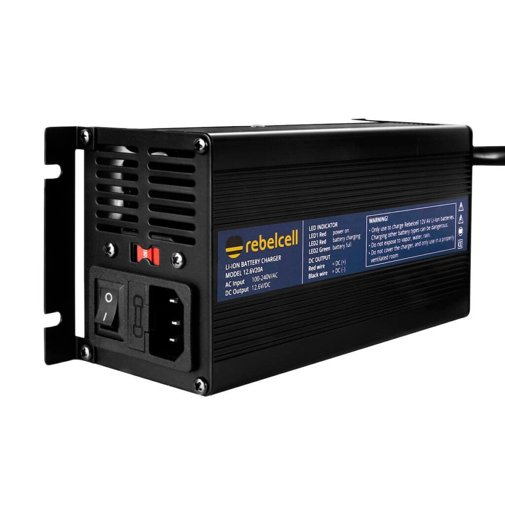 Încărcător litiu 12.6V20A