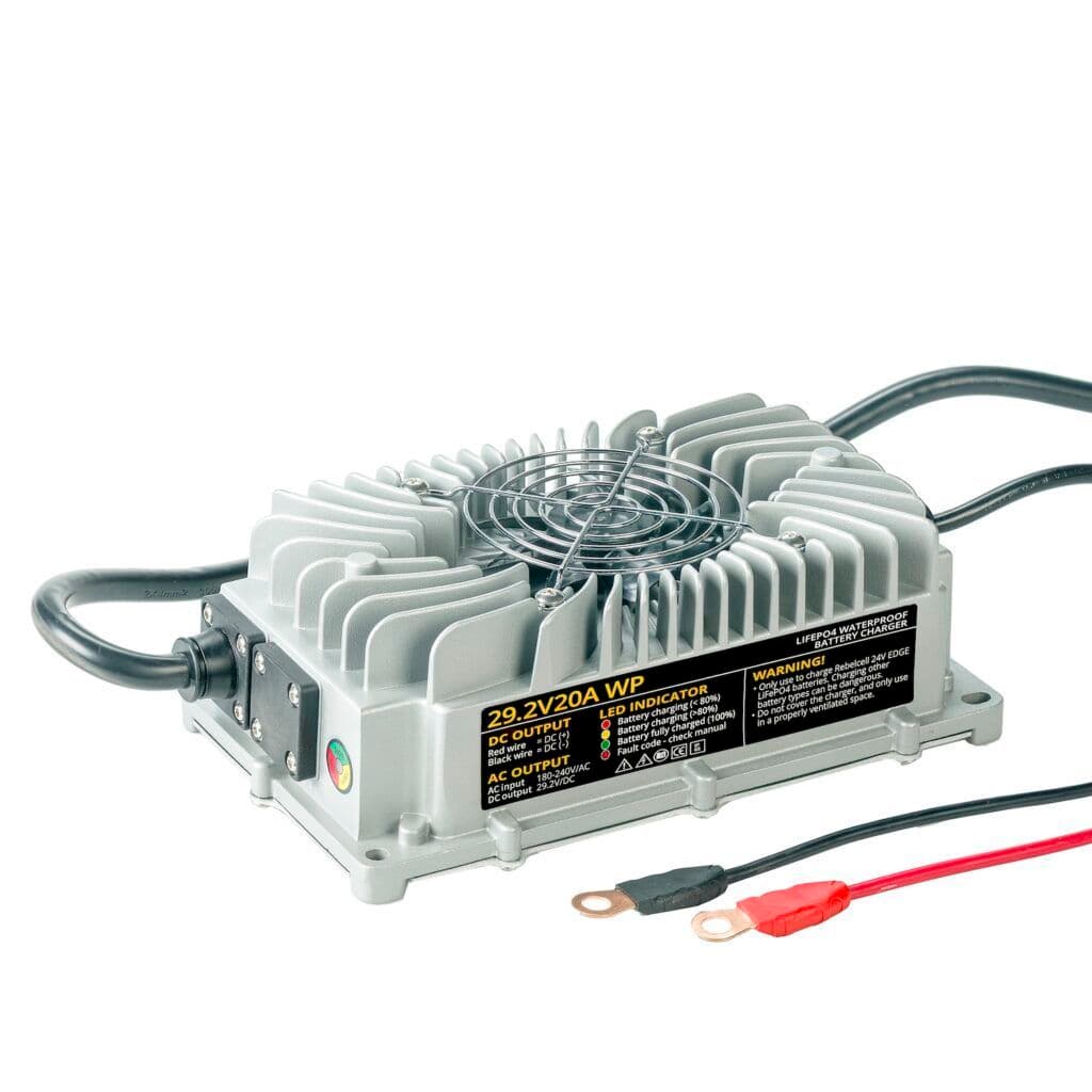Încărcător LiFePO4 29.2V20A impermeabil (IP65)