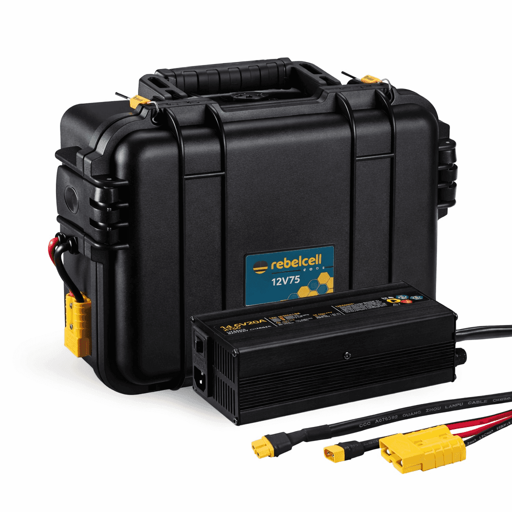 Outdoorbox EDGE 12.75 cu încărcător 14.6V20A LiFePO4 cu XT60