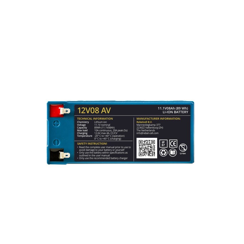 Baterie litiu 12V08 AV – NOU 2