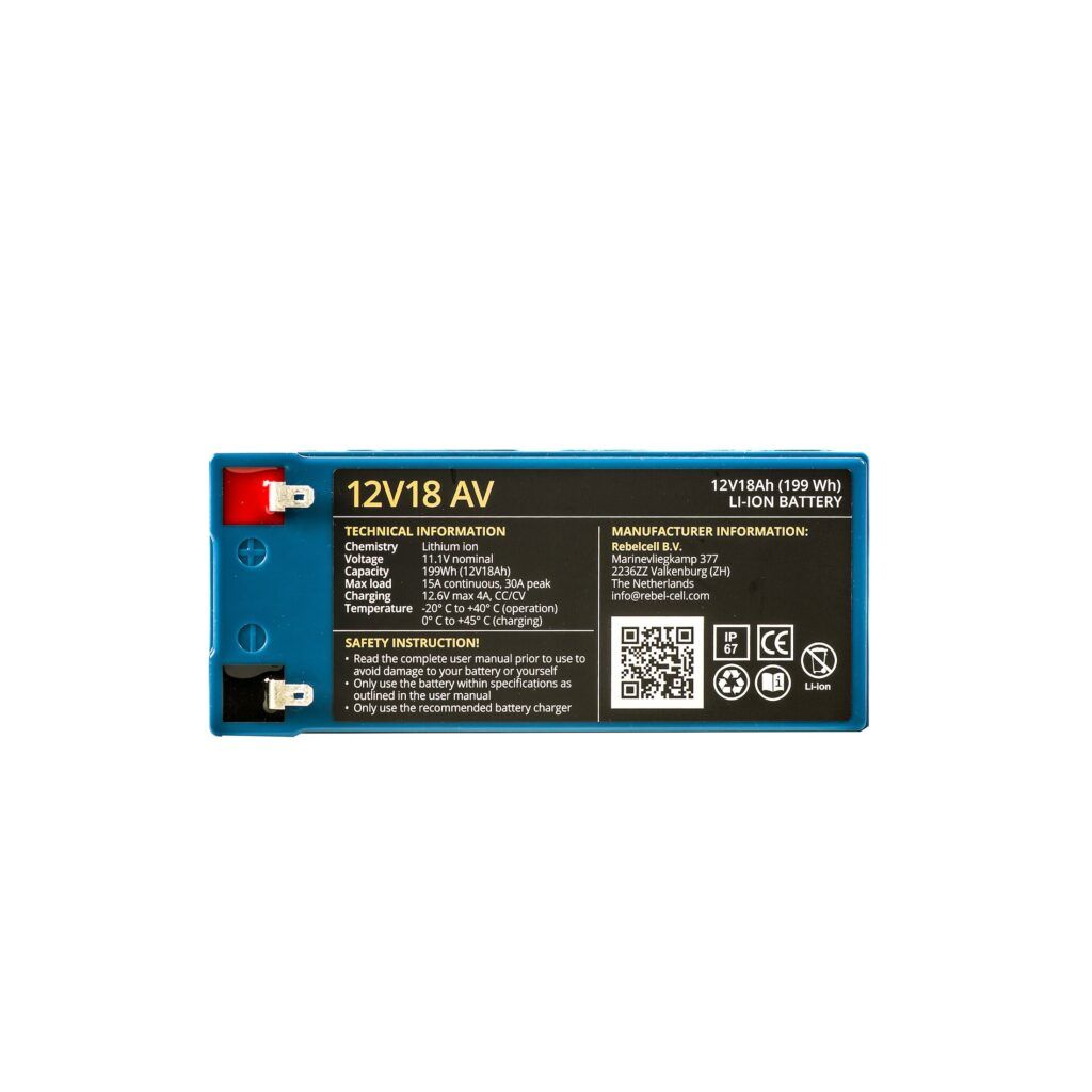 Baterie litiu 12V18 AV (Model 2025) 3