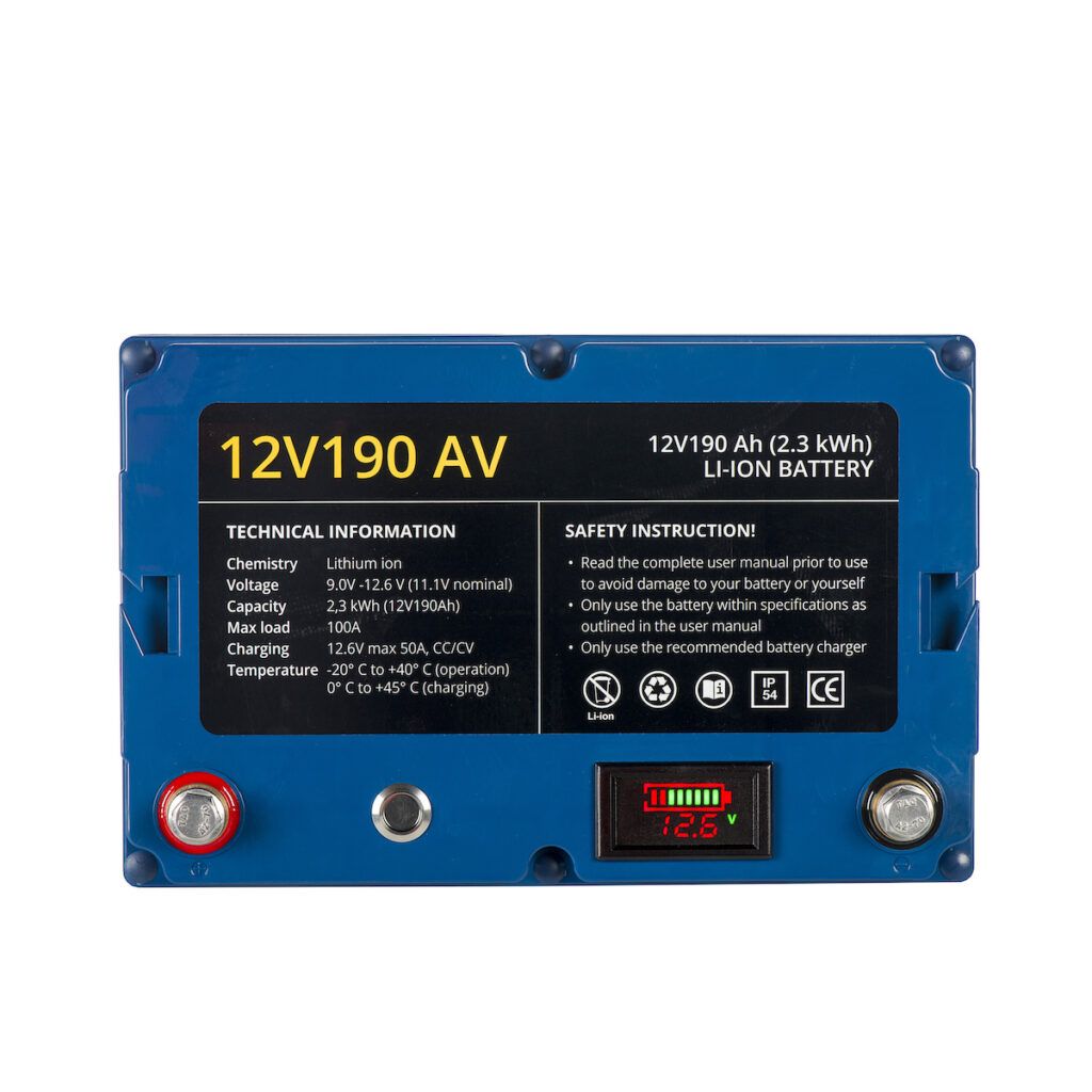 Baterie litiu 12V190 AV 2