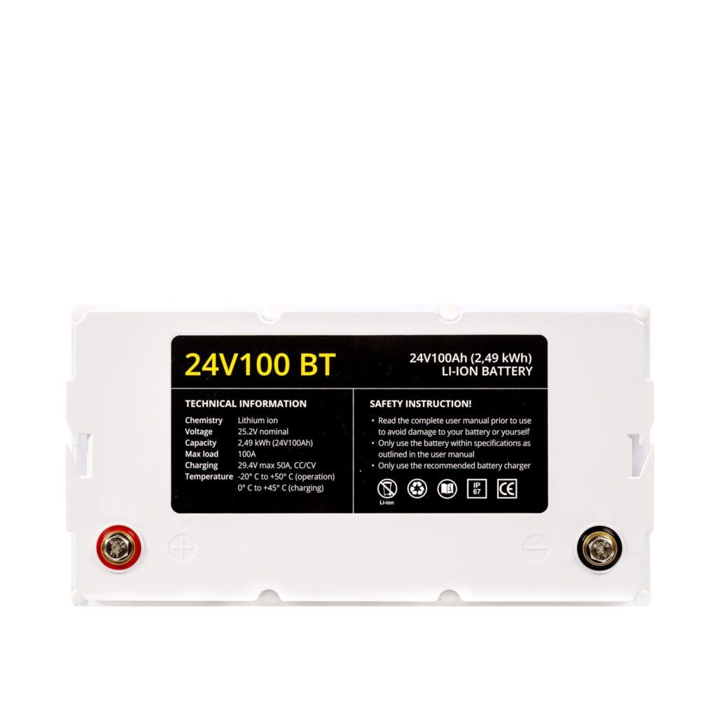 24V100 BT Lithium Battery 2