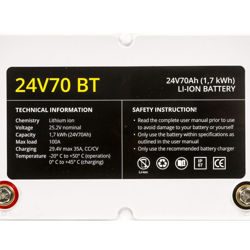 24V70 BT Lithium Battery 4