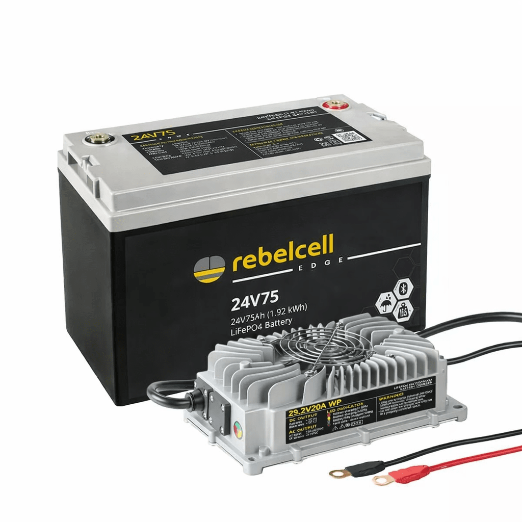 24V75 EDGE (1,92 kWh) cu încărcător 29.2V20A rezistent la apă
