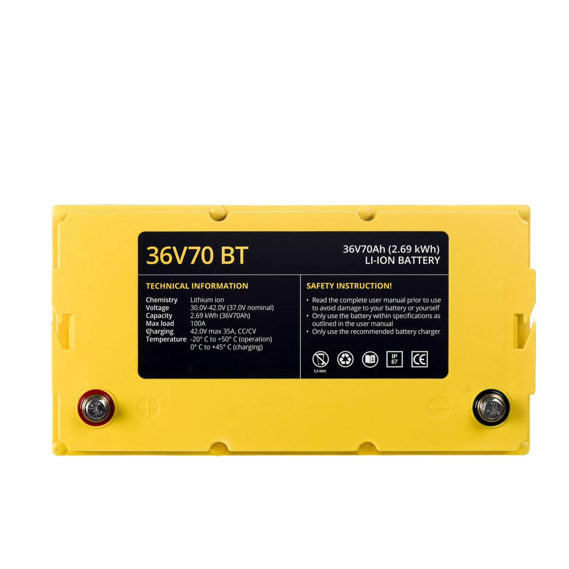36V70 BT lithium battery 5