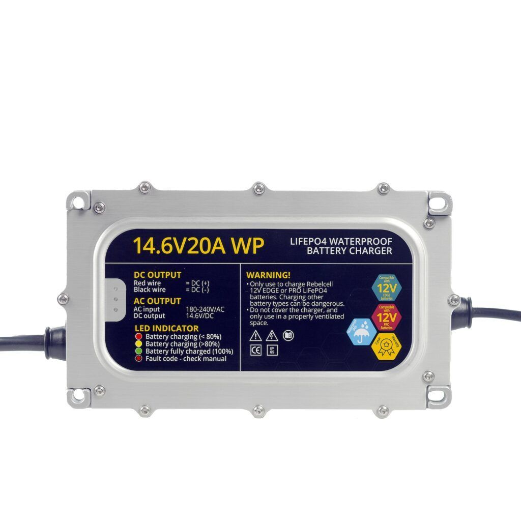 Încărcător 14.6V20A LiFePO4 rezistent la apă (IP65) 5