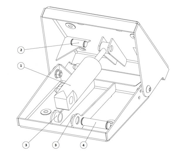 Trim hidraulic pentru motor outboard 7